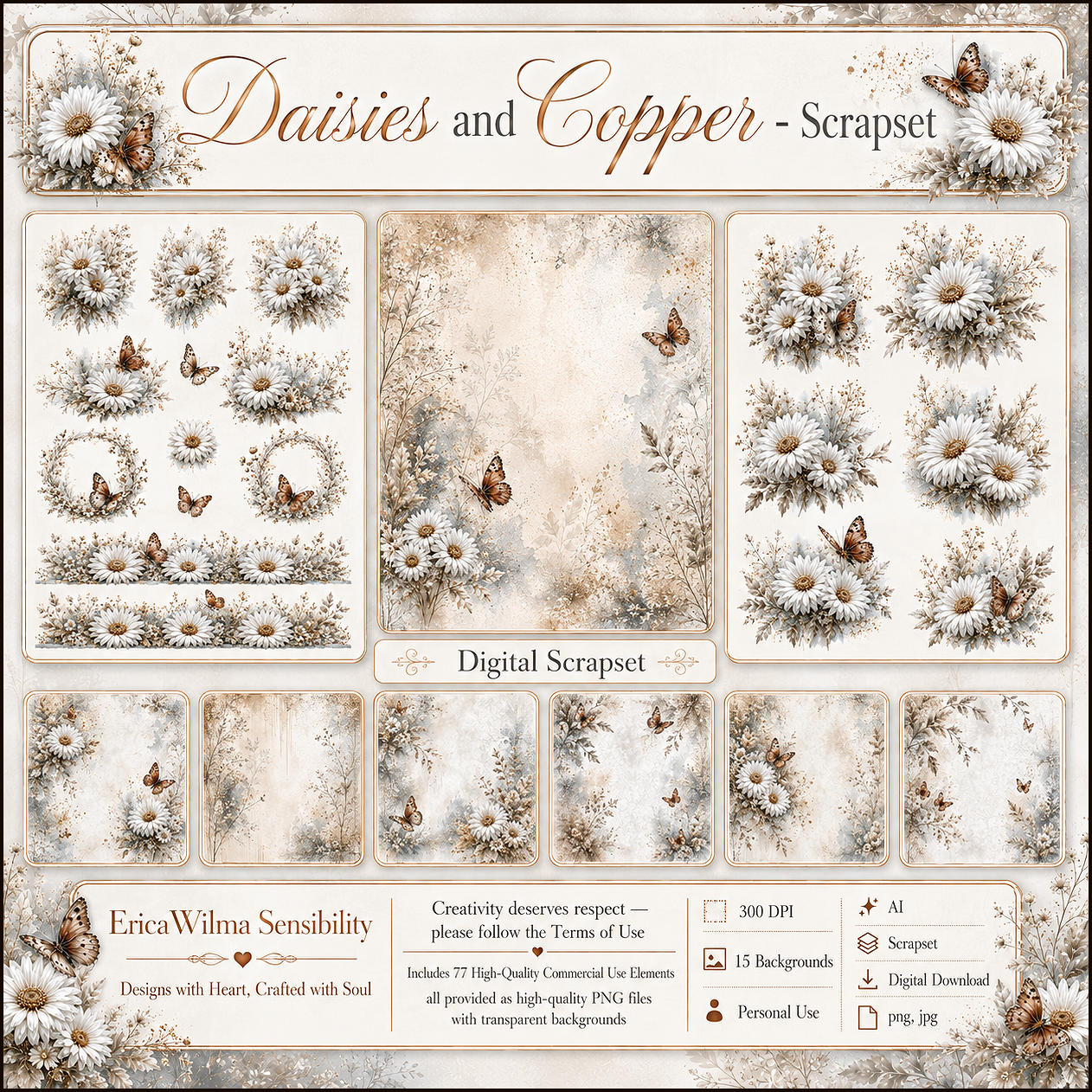 (image for) EW AI Daisies and Copper - Scrapset 2026